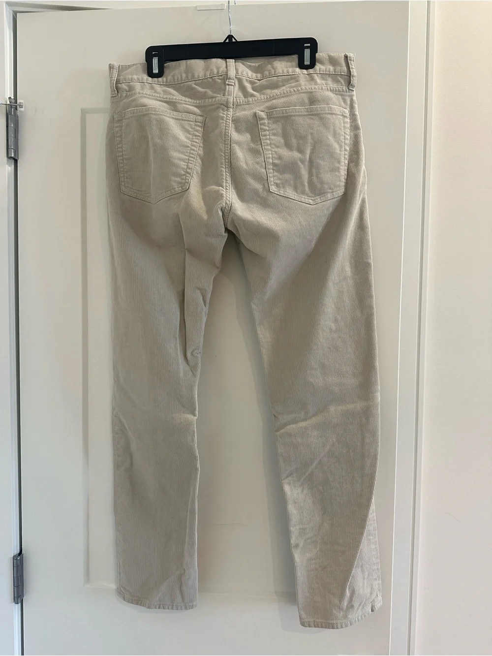 J Crew Men’s Neutral Beige Slim Straight Corduroy Pants